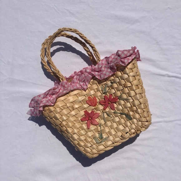 FLORAL MINI TOTE - Picture 1 of 3
